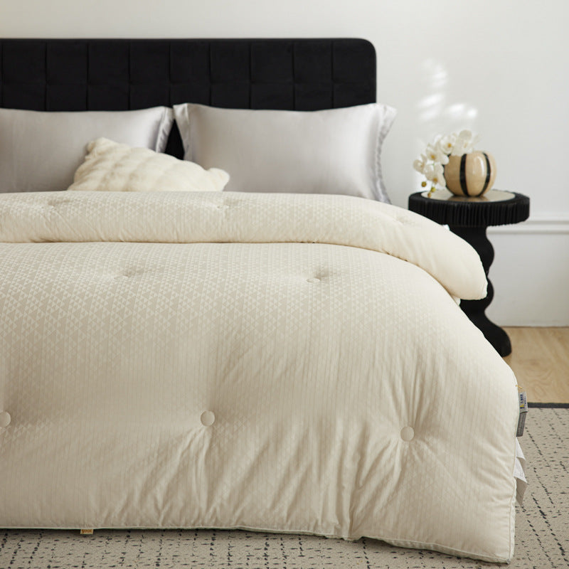The Seasonal Comfort Soy-Infused Jacquard Quilt